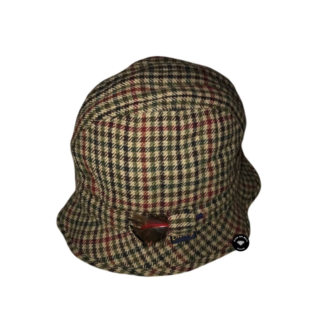 CHRISTYS LONDON ACCESSORIES CAP/TOPI BLACKANDWHITECOLLECTION