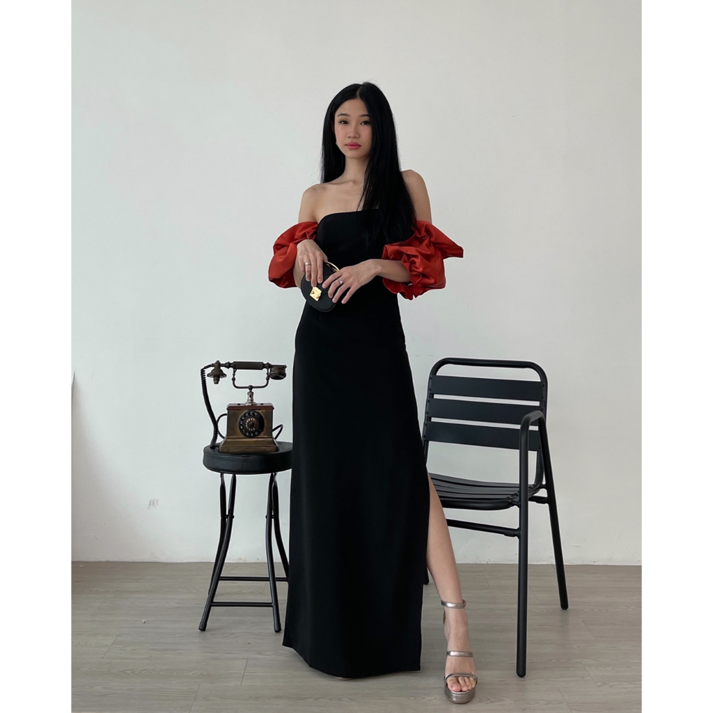 Malikabymodelano - Stella Dress / Dress Nikahan Kondangan Mewah Wanita