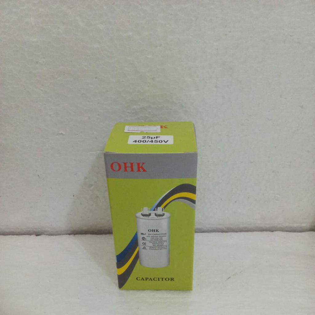 KAPASITOR AC  25 UF OHK - CAPASITOR AC OHK