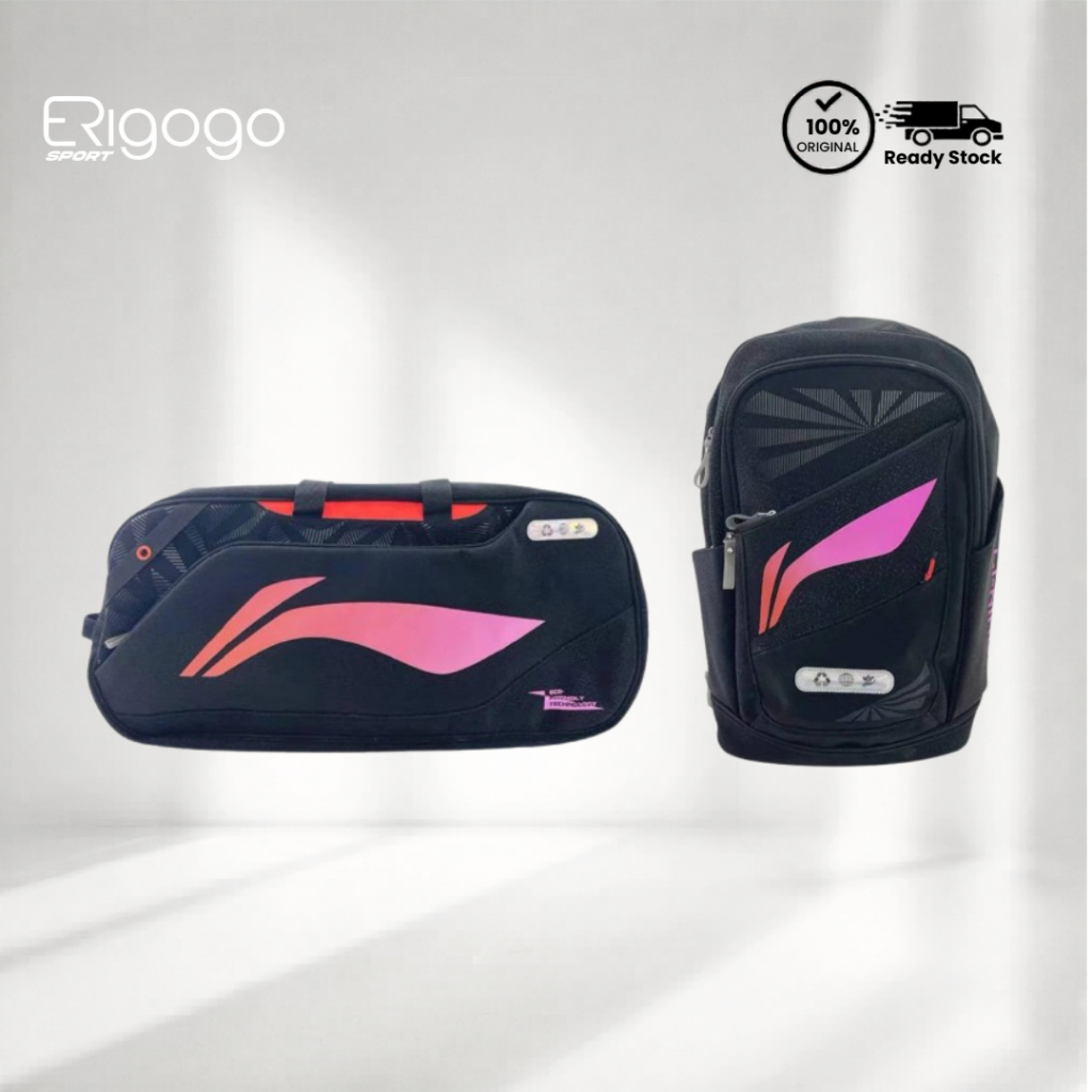 Tas Badminton Li Ning Square Bag Black Unisex