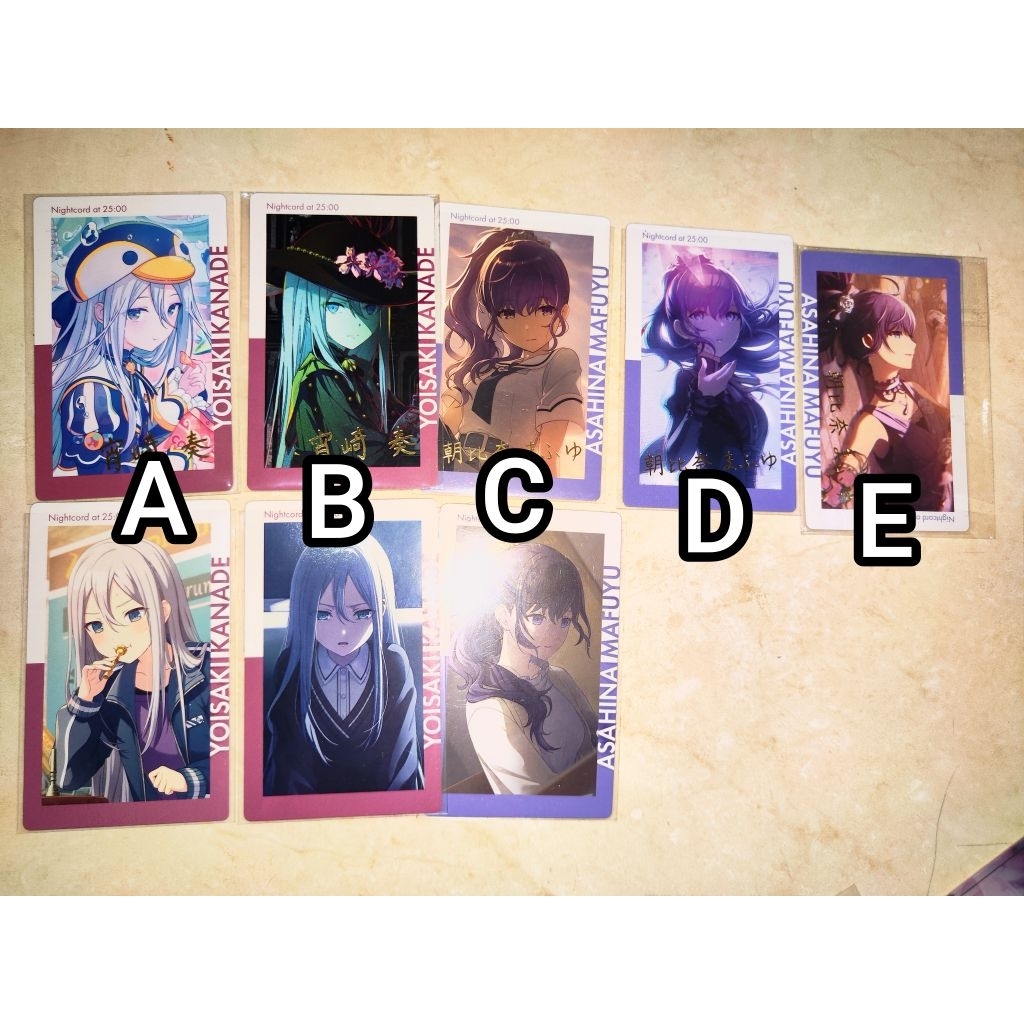 Foil Standard Card ePick Project Sekai Niigo Yoisaki Kanade Foil Mafuyu Asahina Foil