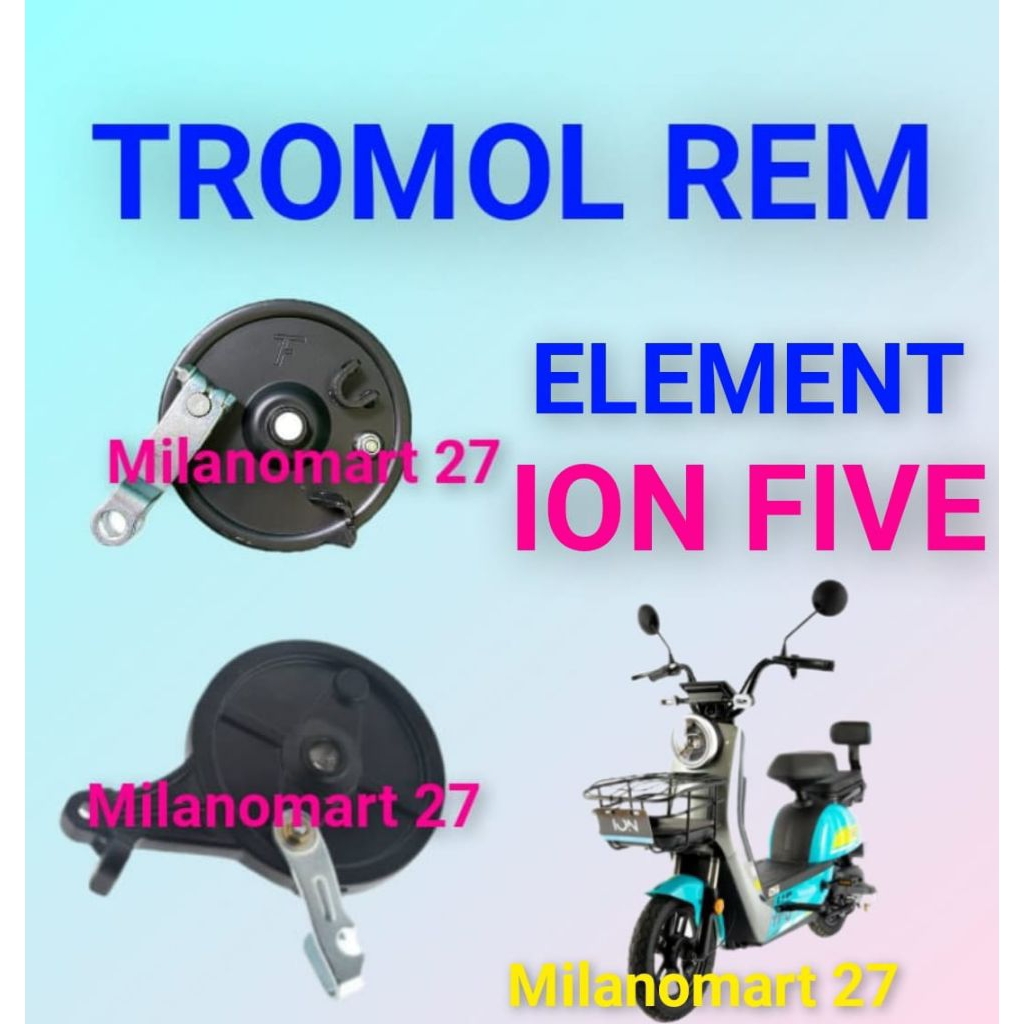 tromol rem sepeda listrik element ion five rumah kampas rem sepeda listrik element ion five