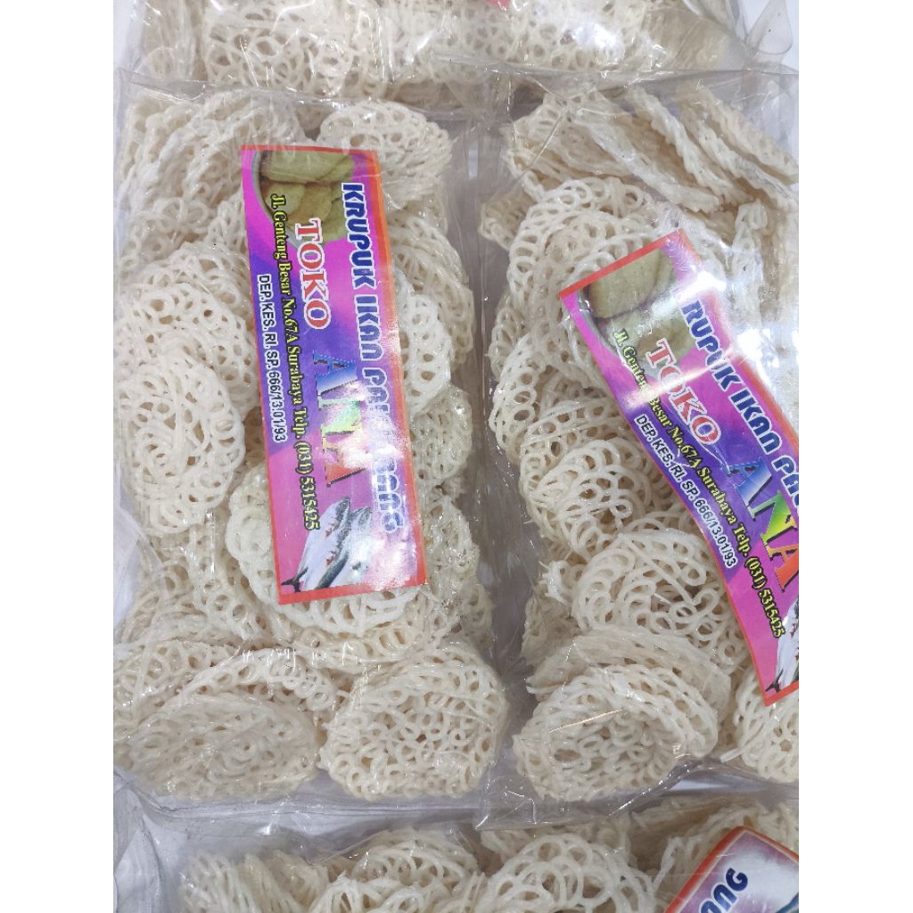 Kerupuk Ikan Palembang Mentah