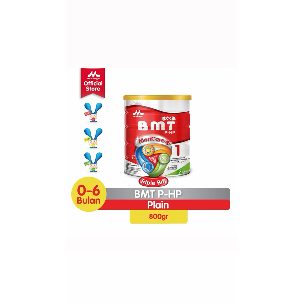 Morinaga BMT P-HP 800g Susu Bayi 0-6 Bulan dengan Protein Terhidrolisa Parsial