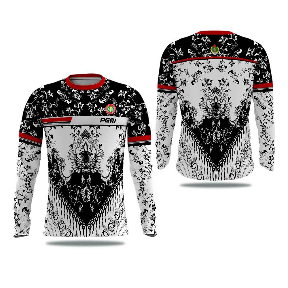 Baju PGRI/Kaos Baju Jersey Pria PGRI Fullprint/Kemeja PGRI/Baju Batik Pria PGRI