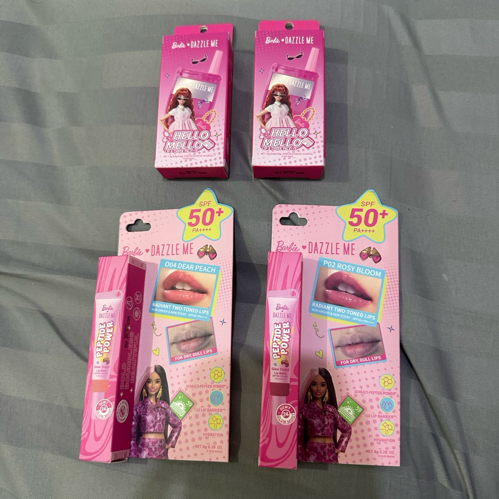Dazzle Me Barbie Hello Mello Lip Peptide NEW SEGEL