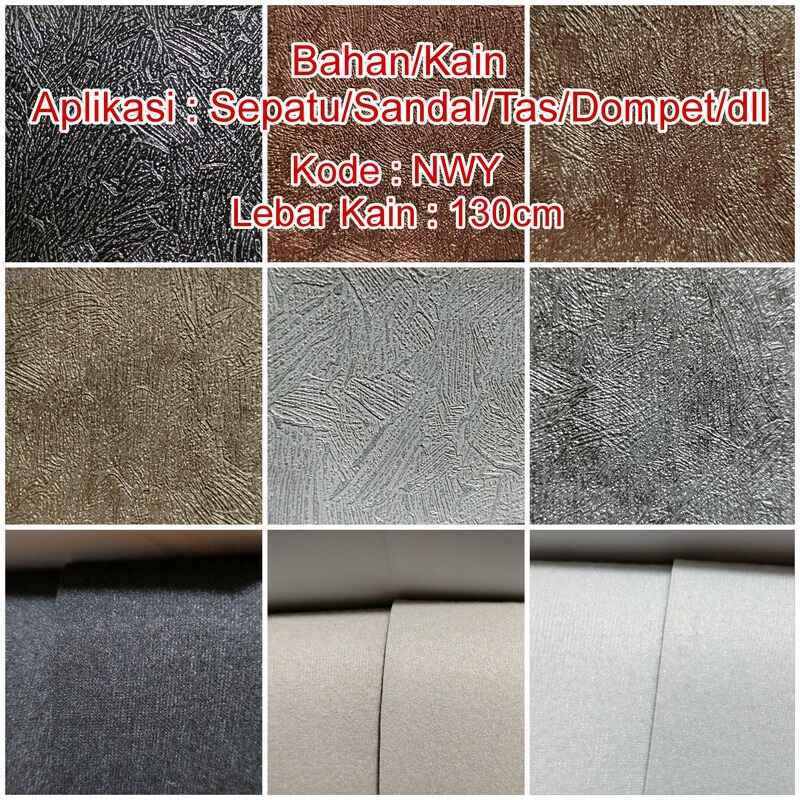 Bahan Oscar Kain Kulit Imitasi Sintetis untuk Tas Sepatu Sendal Dompet Topi Sofa Jok Kerajinan Kode 