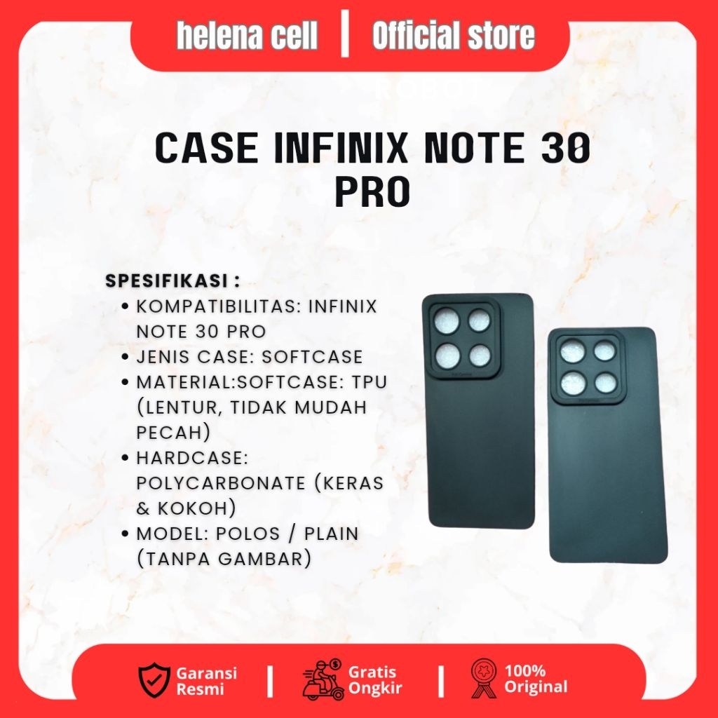 Case Infinix Not 30 Pro Polos