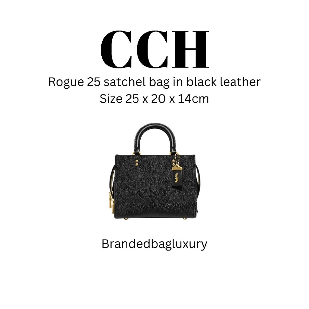 rogue 25 satchel in black