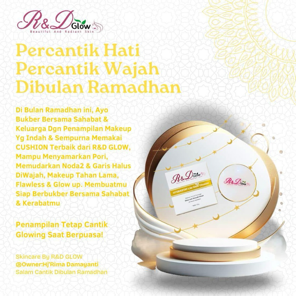 Cushion  R&D Glow (Hemat) ori 100%