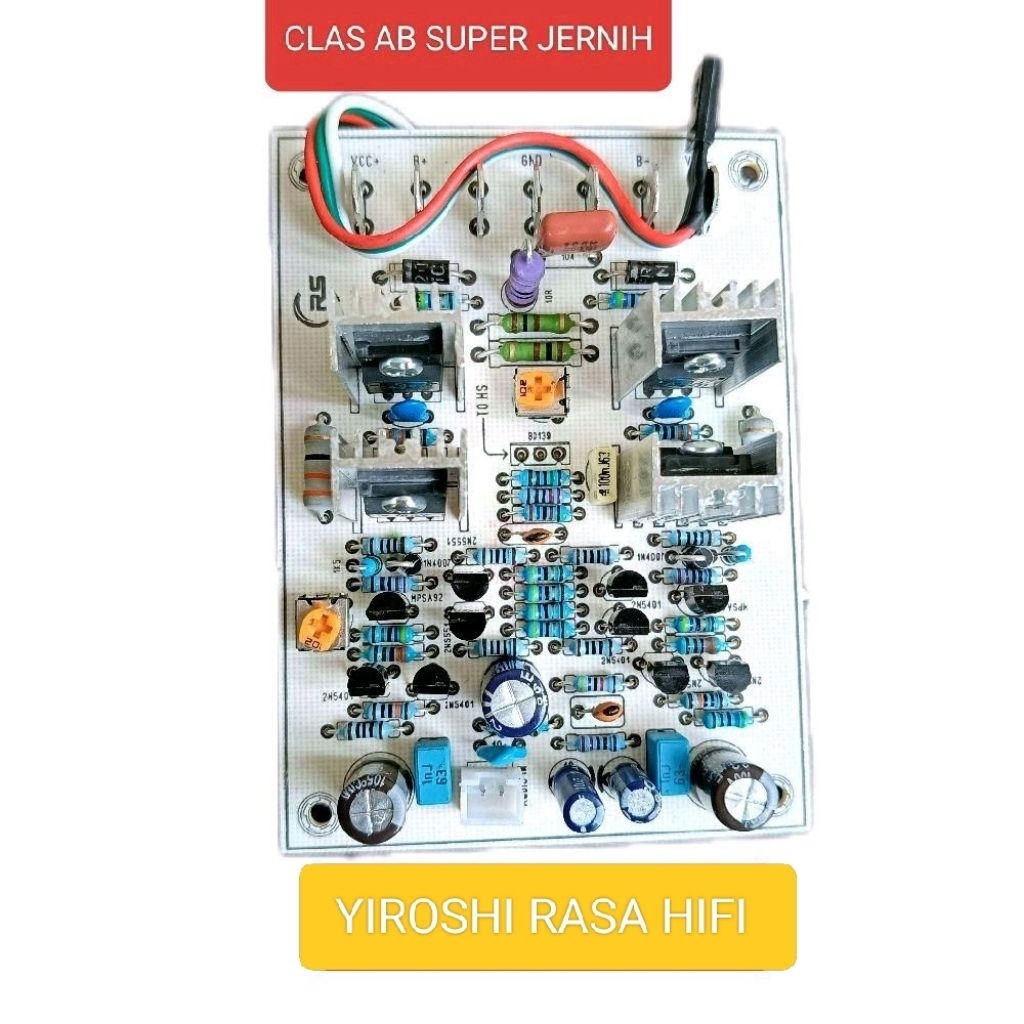 Kit driver power amplifier yiroshi rasa hifi