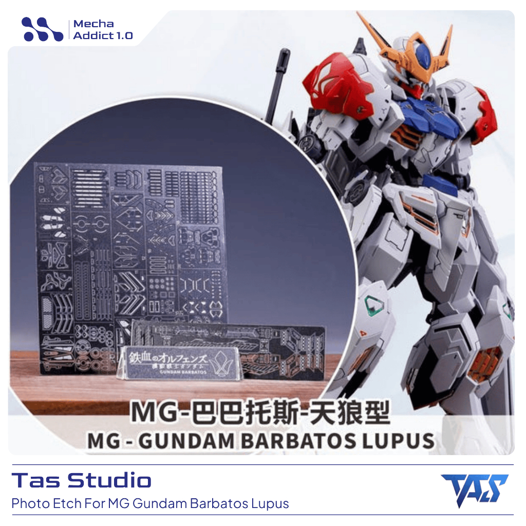 Photo etch Part for MG Gundam Barbatos Lupus Metal Detail Up by Tas