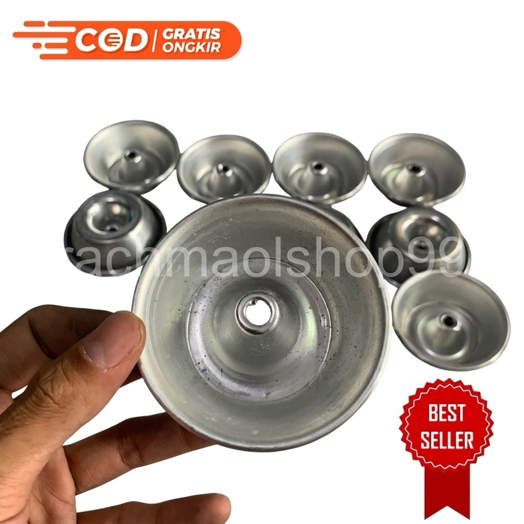 Cetakan brownies donat loyang tulban mini 8 cm 9 cm 10 cm 11 cm 12 cm isi 12 Pcs Lusinan Brownut Mur