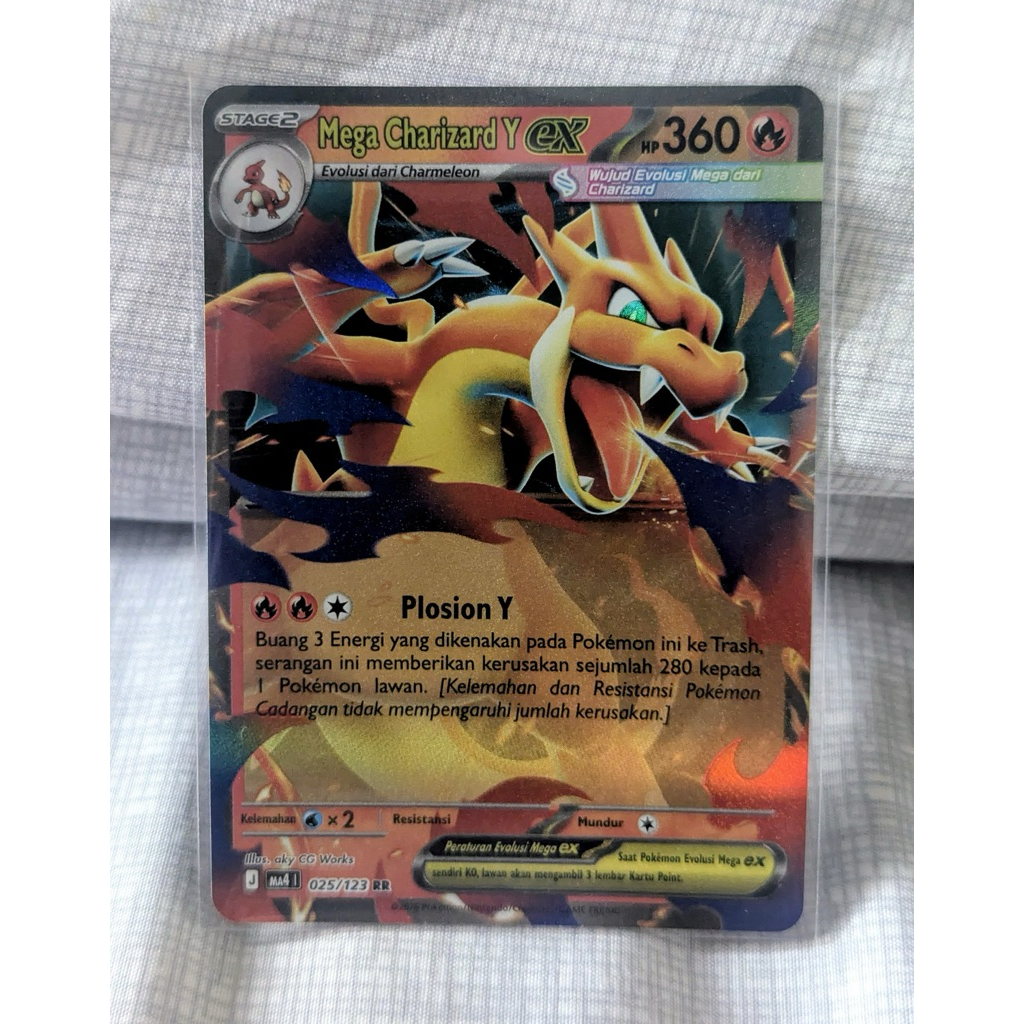 Kartu Pokemon Mega Charizard Y TCG Indonesia