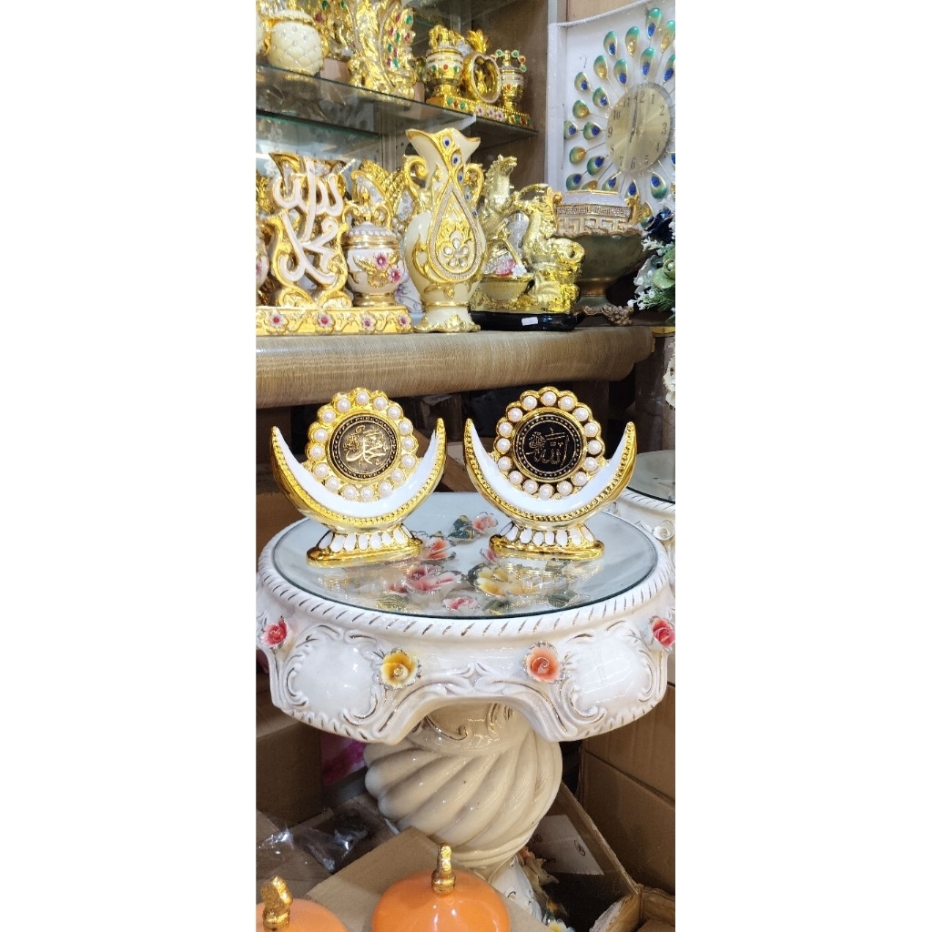 2 PCS LAFADZ KERAMIK ALLAH & MUHAMMAD