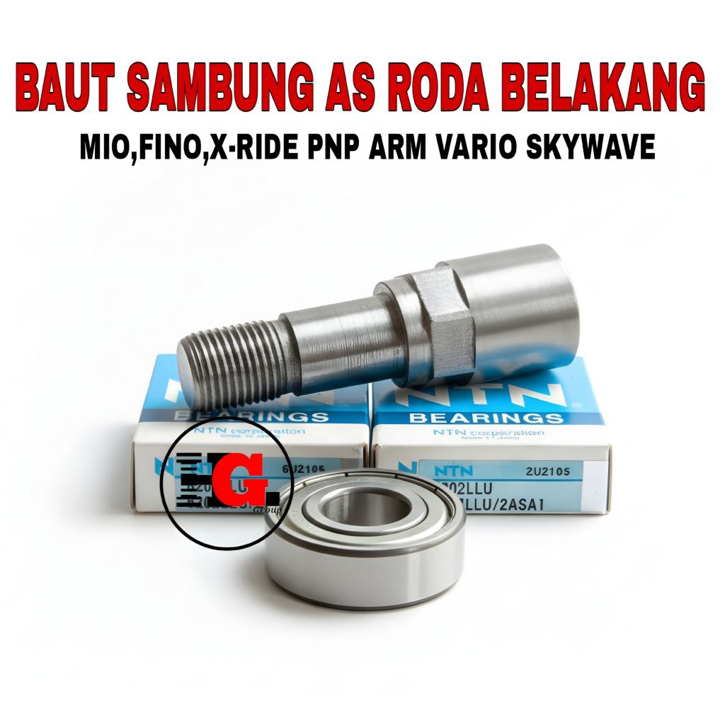 Baut Sambungan As Roda Belakang Mio, fino, xride Pnp Arm Vario
Skywave
