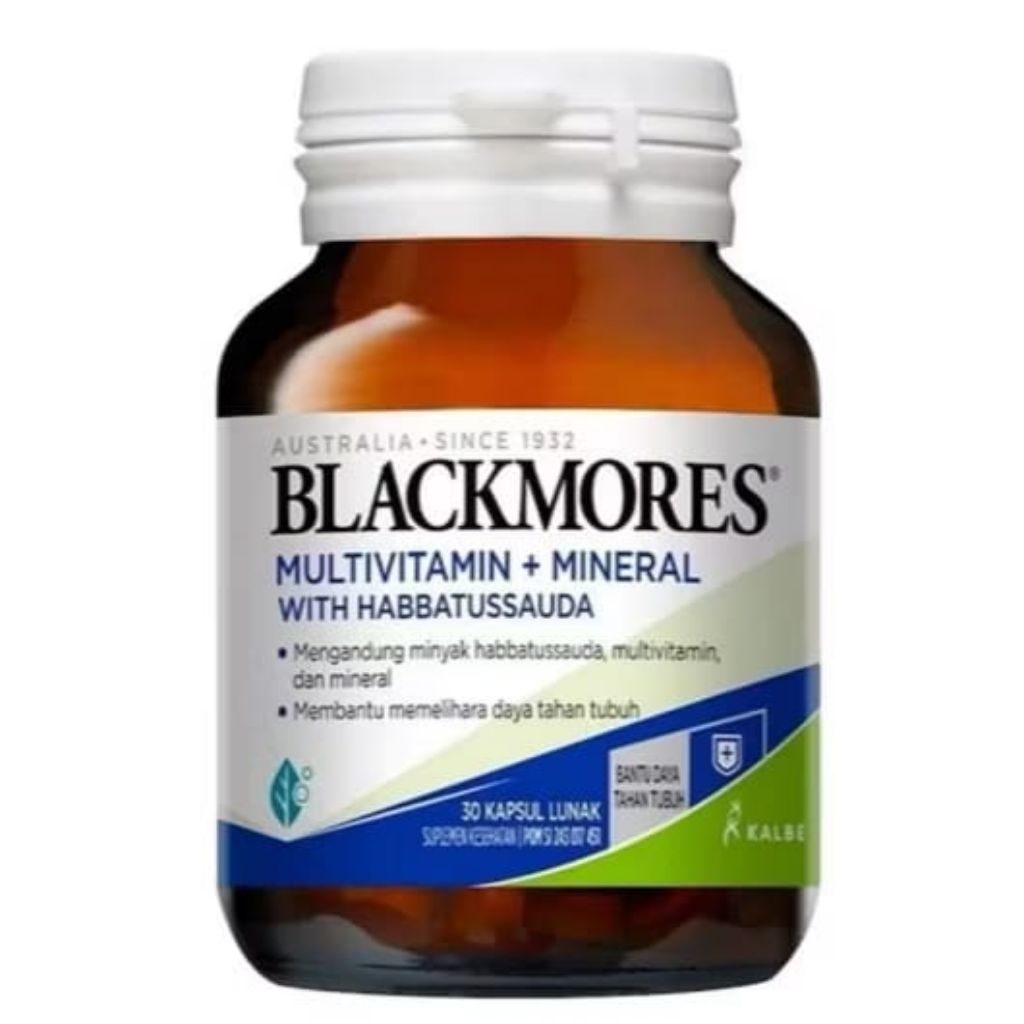 Blackmores multivitamin+habatusaudah isi 30 soft