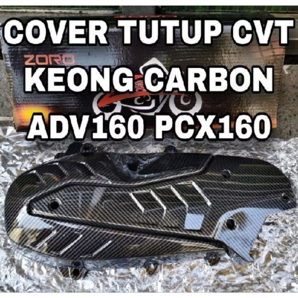 Cover tutup CVT plus keong karbon ADV 160 CVT PCX 160 CVT keong ADV 160 dan PCX 160 CVT