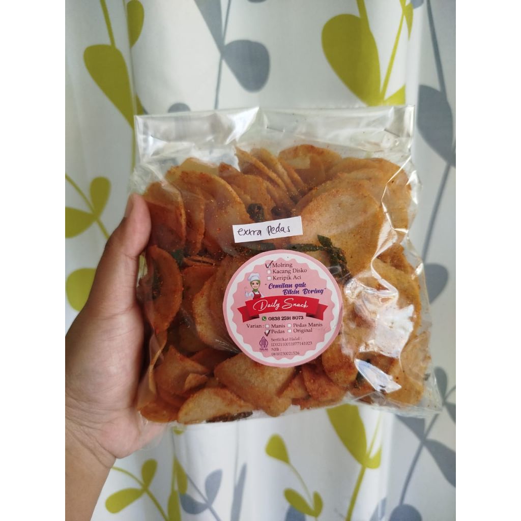 MOLRING KHAS TASIKMALAYA / KERIPIK PEDAS / KERIPIK GURIH