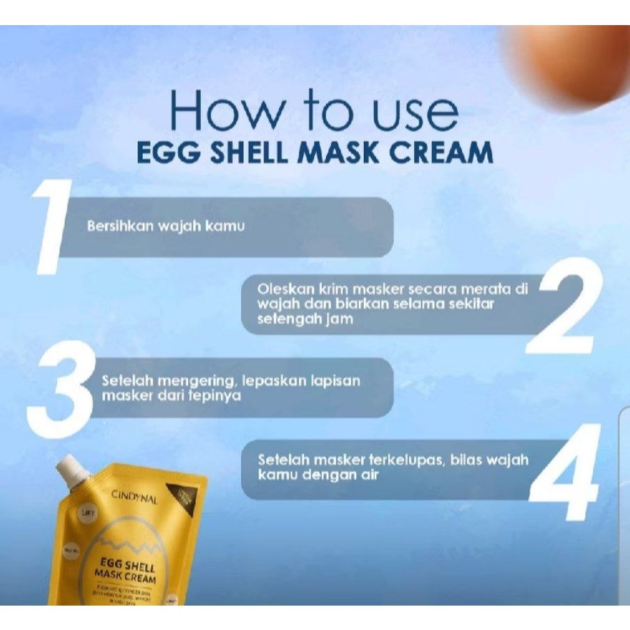 Egg Shell Yeast Mask Cream