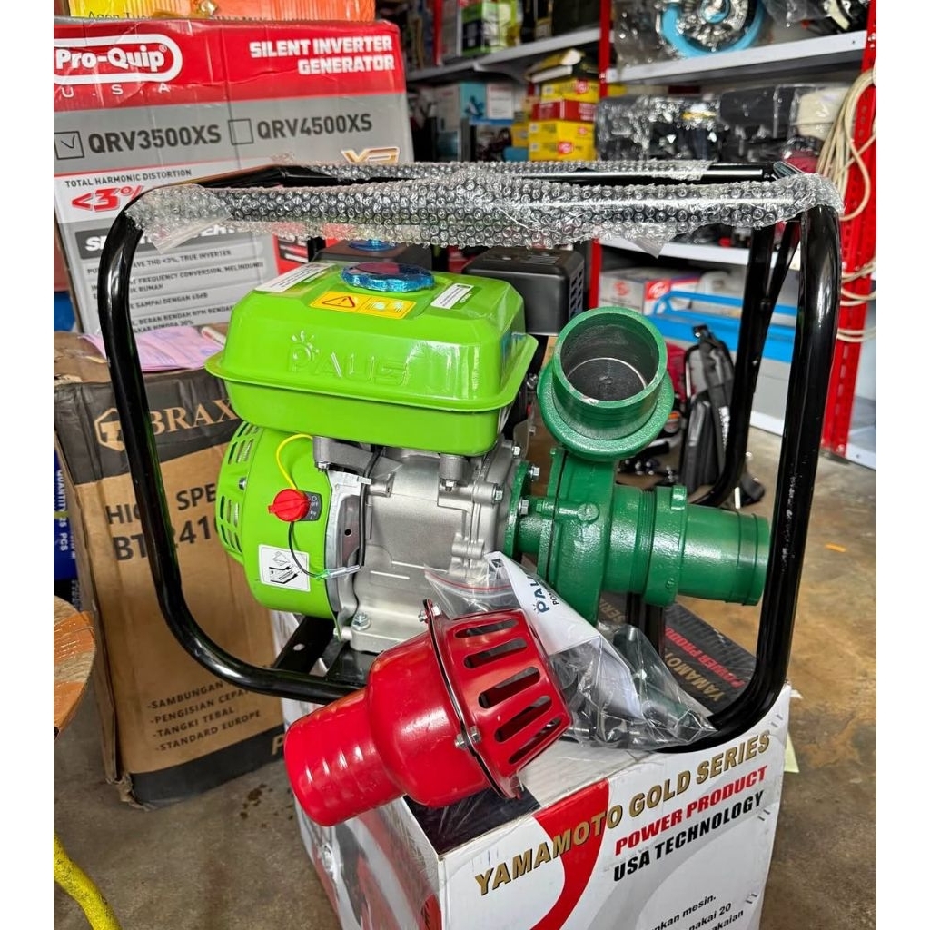 MESIN POMPA AIR TAMBANG / pompa robin alkon keong 3 inc Merek paus 8hp / pompa robin alkon tambang
