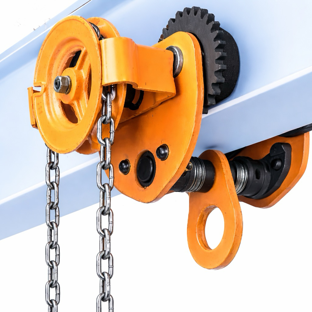 Geared Trolley Hoist Manual CP – Troli Gear Katrol Hoist 0.5 Ton / 1 Ton / 2 Ton / 3 Ton / 5 Ton