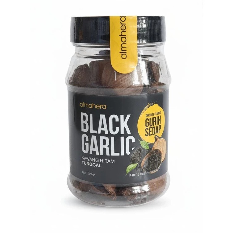 BLACK GARLIC BAWANG Fermentasi Alami Tekstur Lembut Manis Kemasan 100 Gram HITAM TUNGGAL ALMAHERA 10
