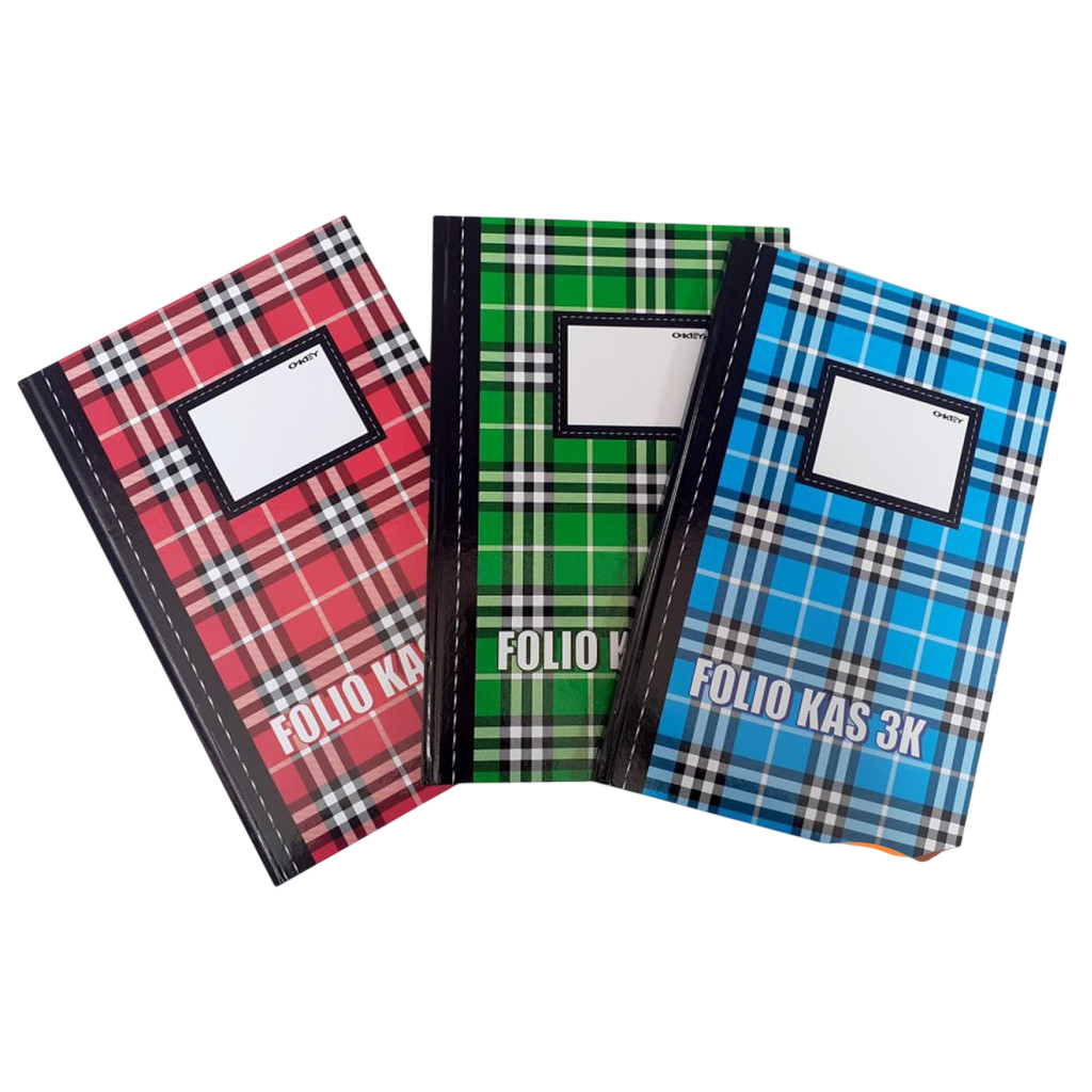(1 pcs) Buku kas hardcover folio 3 kolom