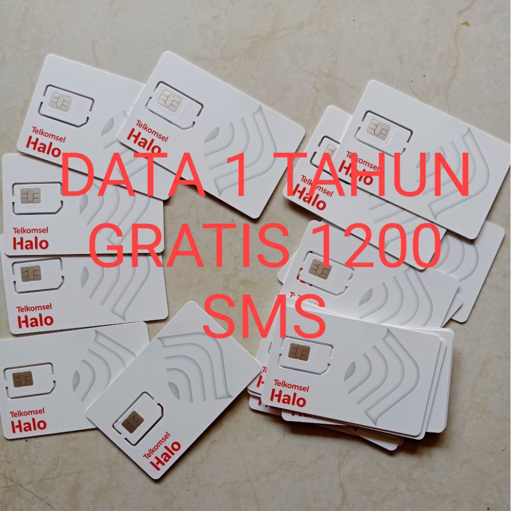 SIMCARD GPS TELKOMSEL HALO, SIMCARD 1 TAHUN