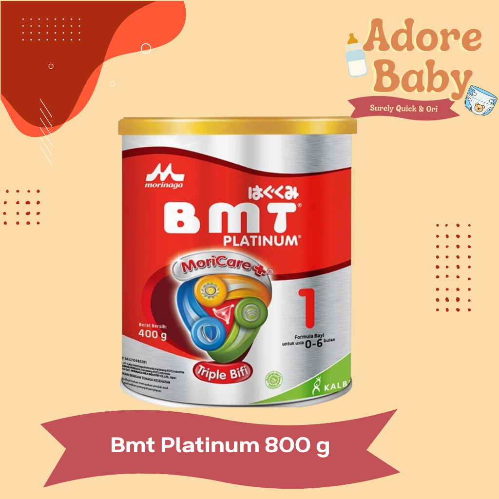MORINAGA BMT PLATINUM FORMULA BAYI USIA 0-6 BULAN 800 GRAM