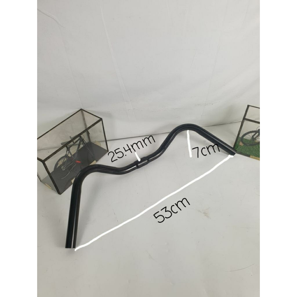 Handlebar Stang Sepeda Jengki Tanpa Tiang PM-801 25.4mm 53cm Steel Besi