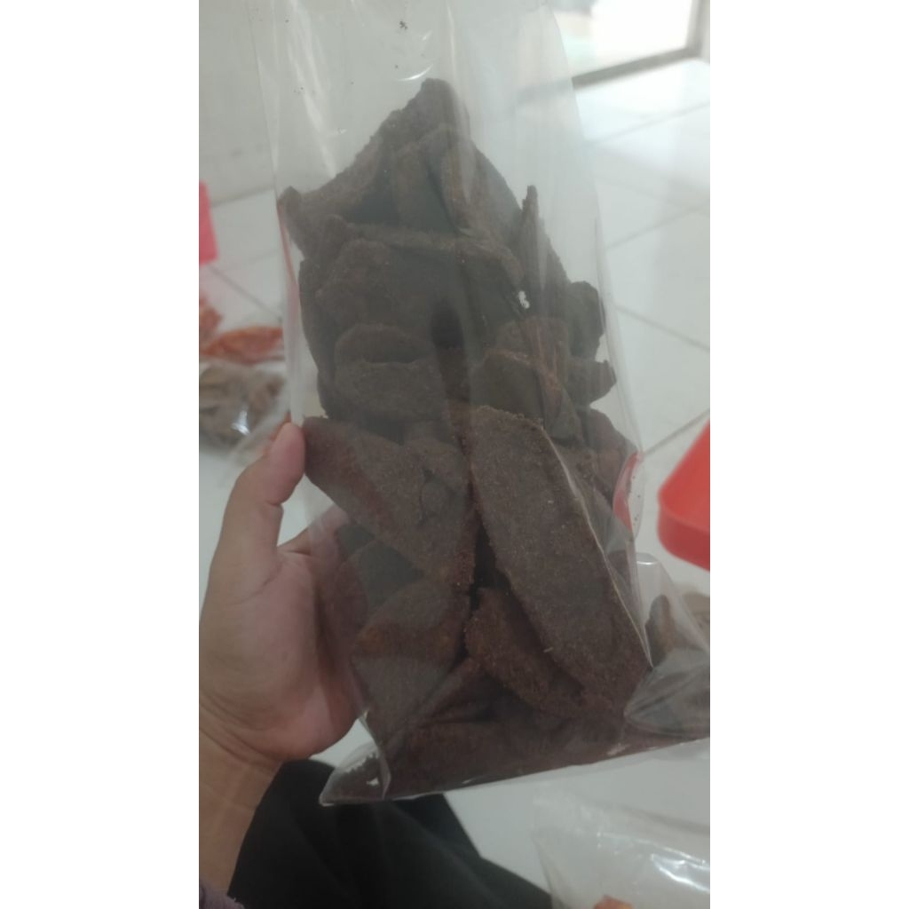 kripik pisang coklat khas Lampung