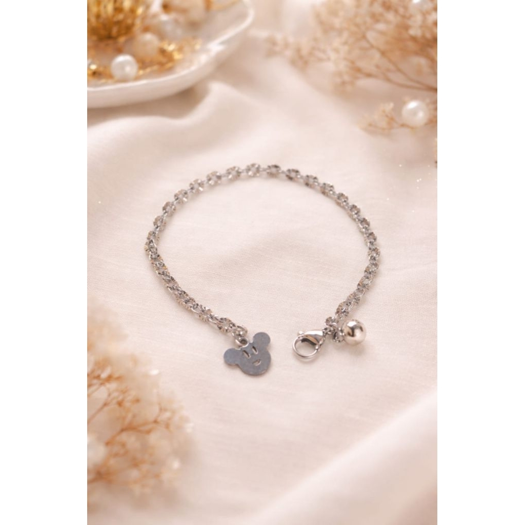 gelang tangan anak² titanium karakter nori motif