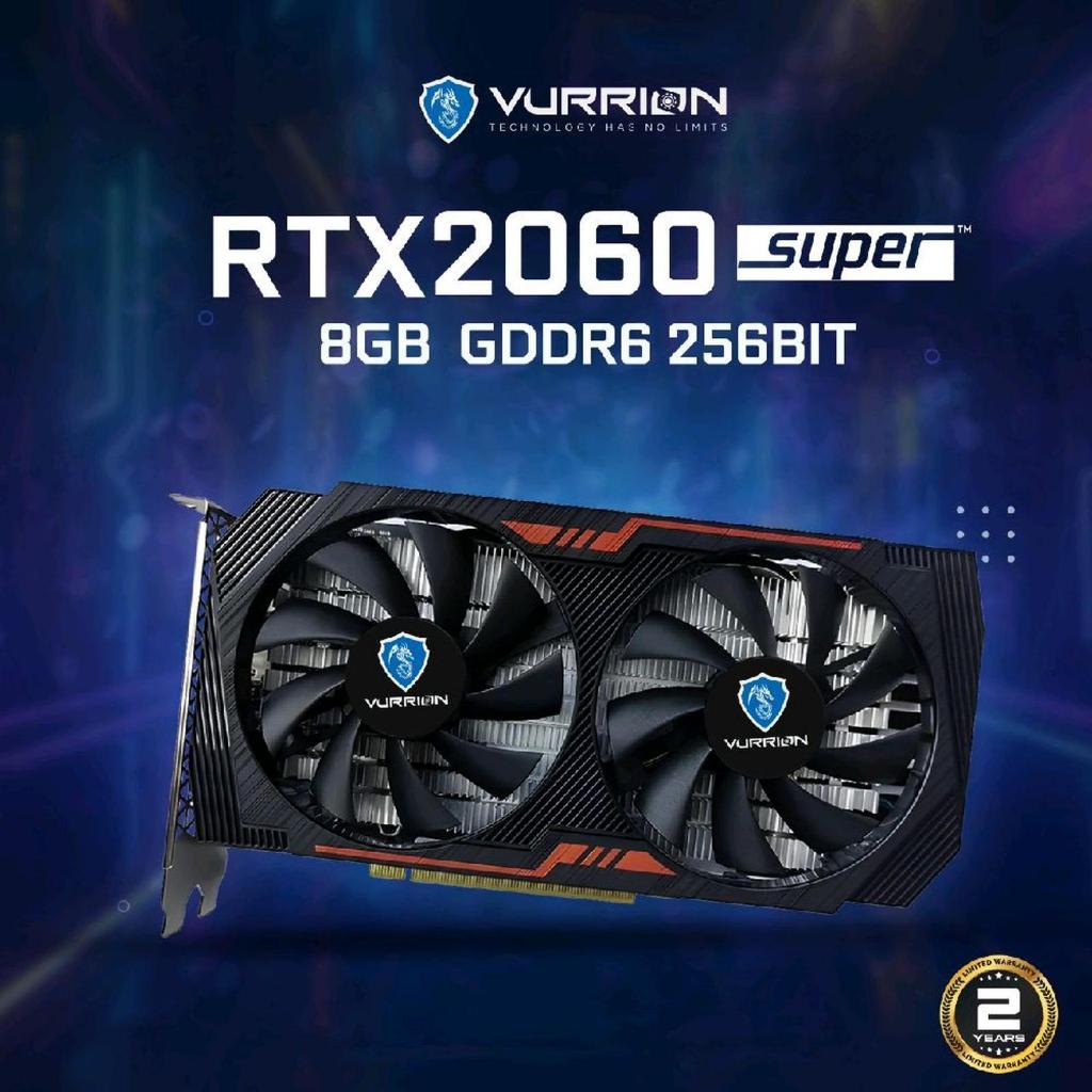 VGA VURRION Geforce RTX 2060 SUPER 8GB DDR6 256BIT - Vurrion RTX 2060 Super 8GB