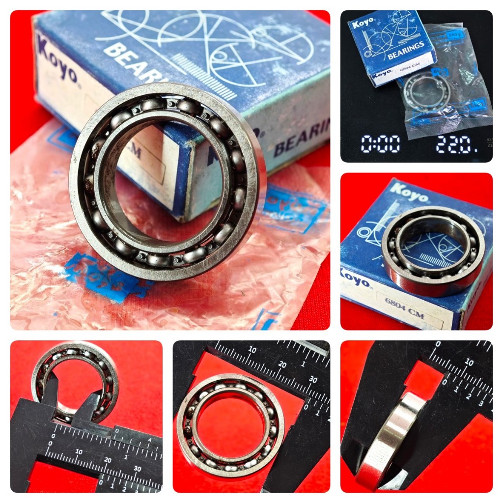 (78EF) BEARING 6804 KOYO laher laker klaker bering gigi stater starter gear  nmax mio sporty mio j s