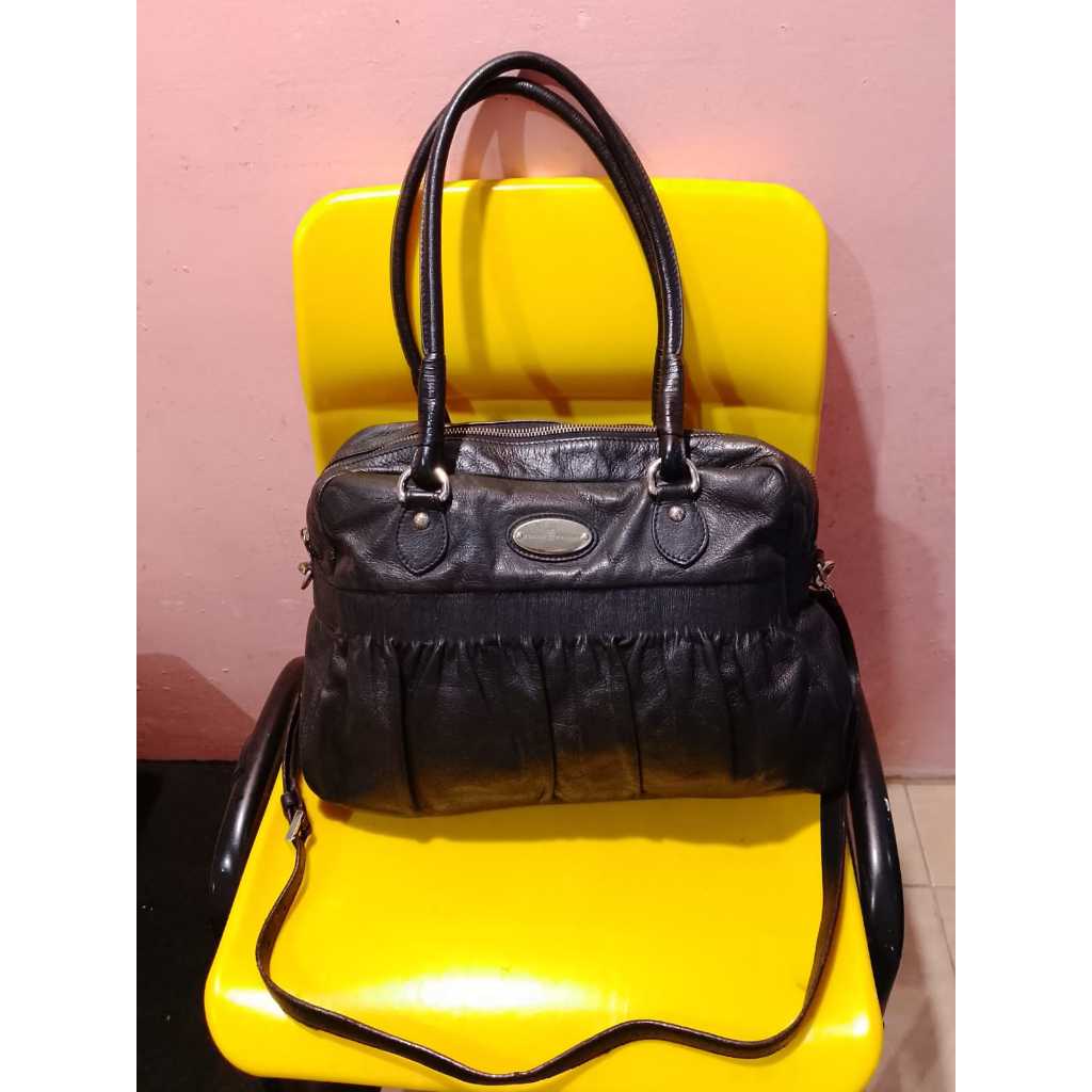 TOCCO TOSCANO Genuine Leather made in ITALY Selempang+Jinjing AUTHENTIC WITH TAG