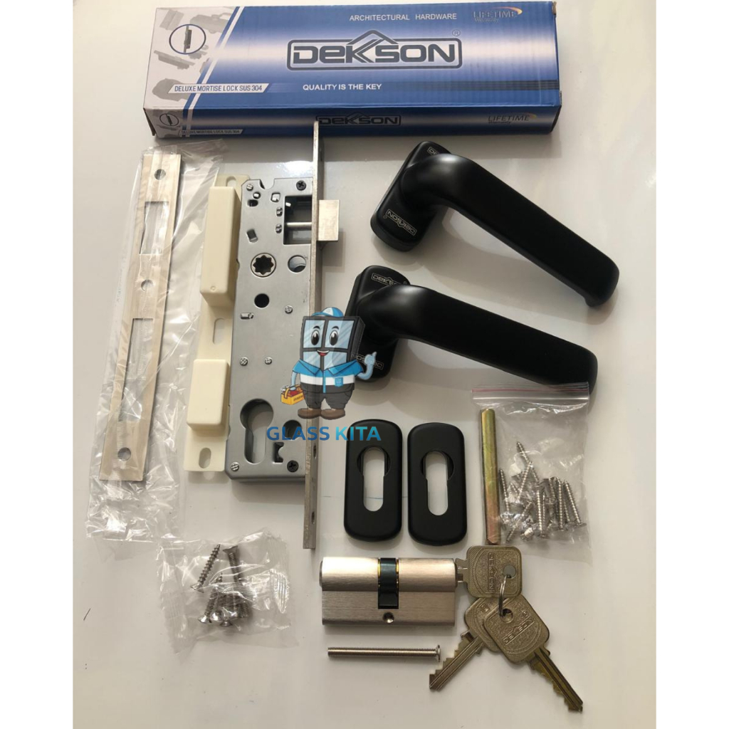 Kunci Pintu Aluminium 0816 Dekson 1 Set