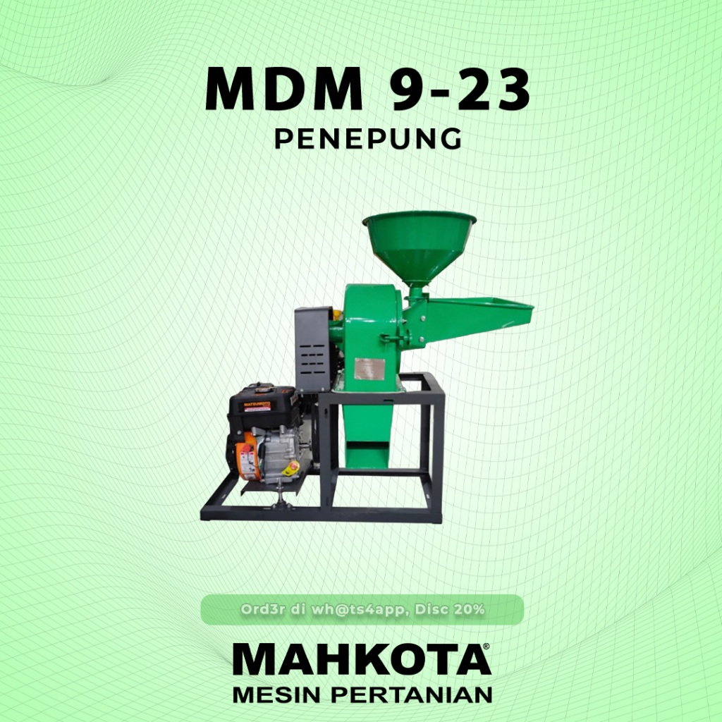 MAHKOTA MESIN PENEPUNG BIJI-BIJIAN SERBAGUNA MDM 9-23 KAPASITAS BESAR