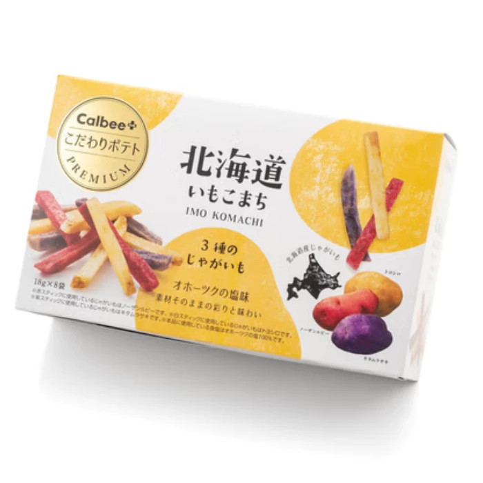 CALBEE Imokomachi Okhotsk Potato Stick Salt Flavor (18g x 8 bags)