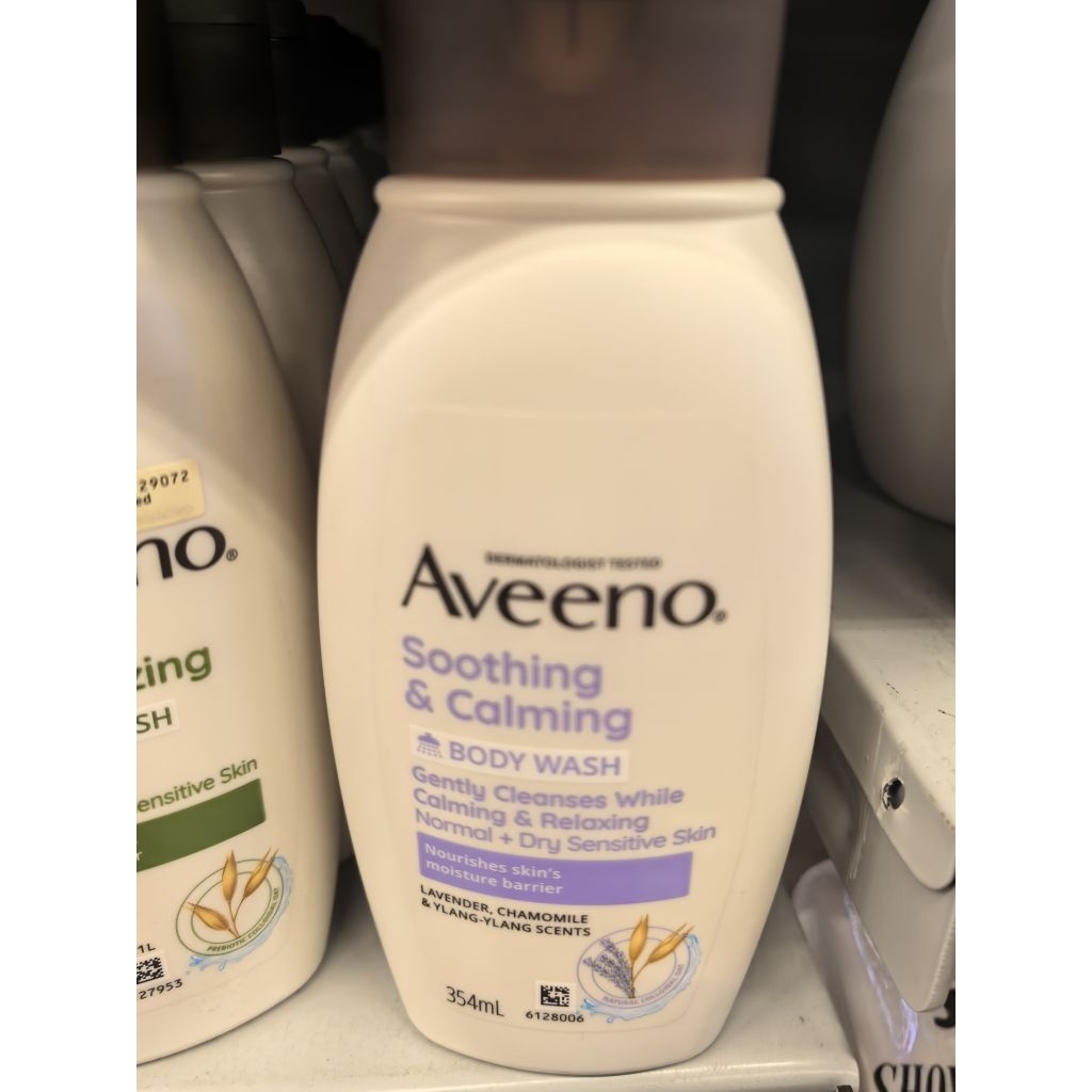 AVEENO BODY WASH SOOTHING & CALMING. AVEENO BODY WASH DAILY MOISTURIZING. AVEENO BODY WASH SKIN RELI