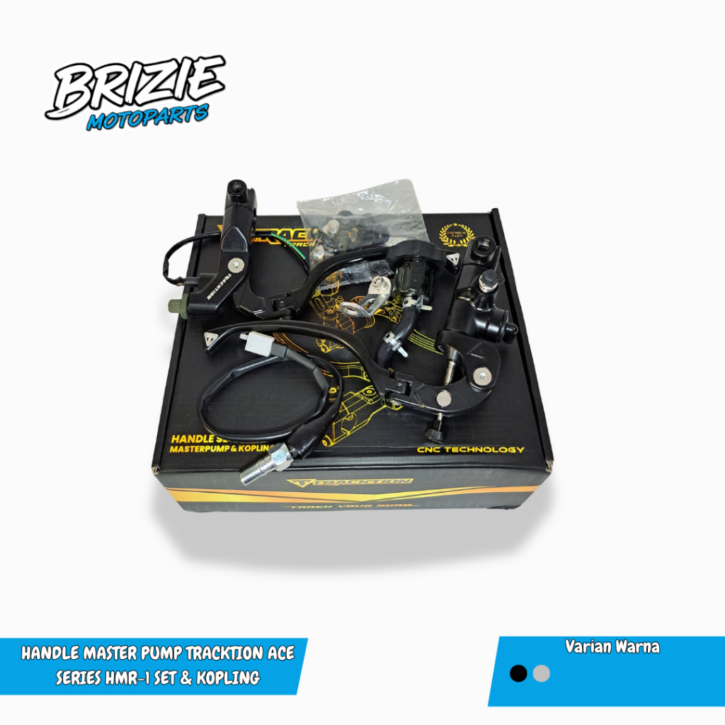 HANDLE MASTER PUMP MASTER REM TRACKTION ACE SERIES HMR-1 SET & KOPLING TABUNG PISAH TAD Racing / Tra