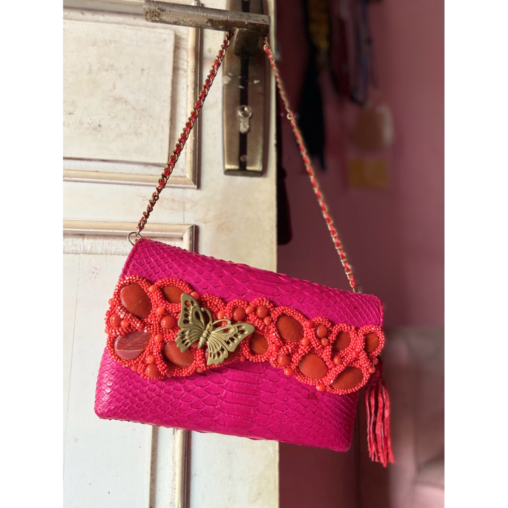 preloved tas bahan ular fanta