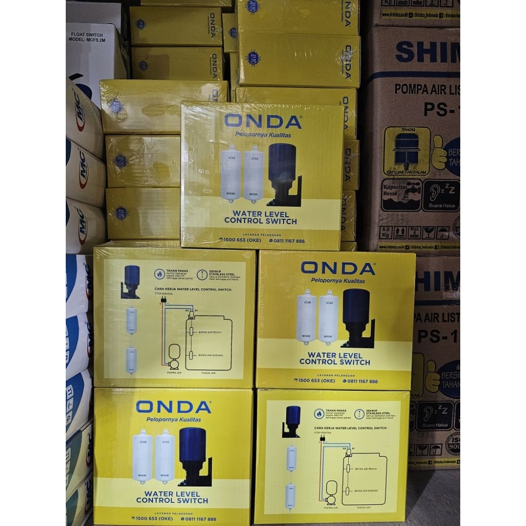 water level control switch ONDA / RADAR AIR / RADAR pelampung / RADAR otomatis / RADAR toren merk ON