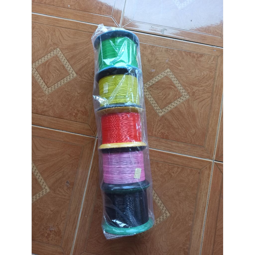 senar layangan nilon isi 5 roll besar