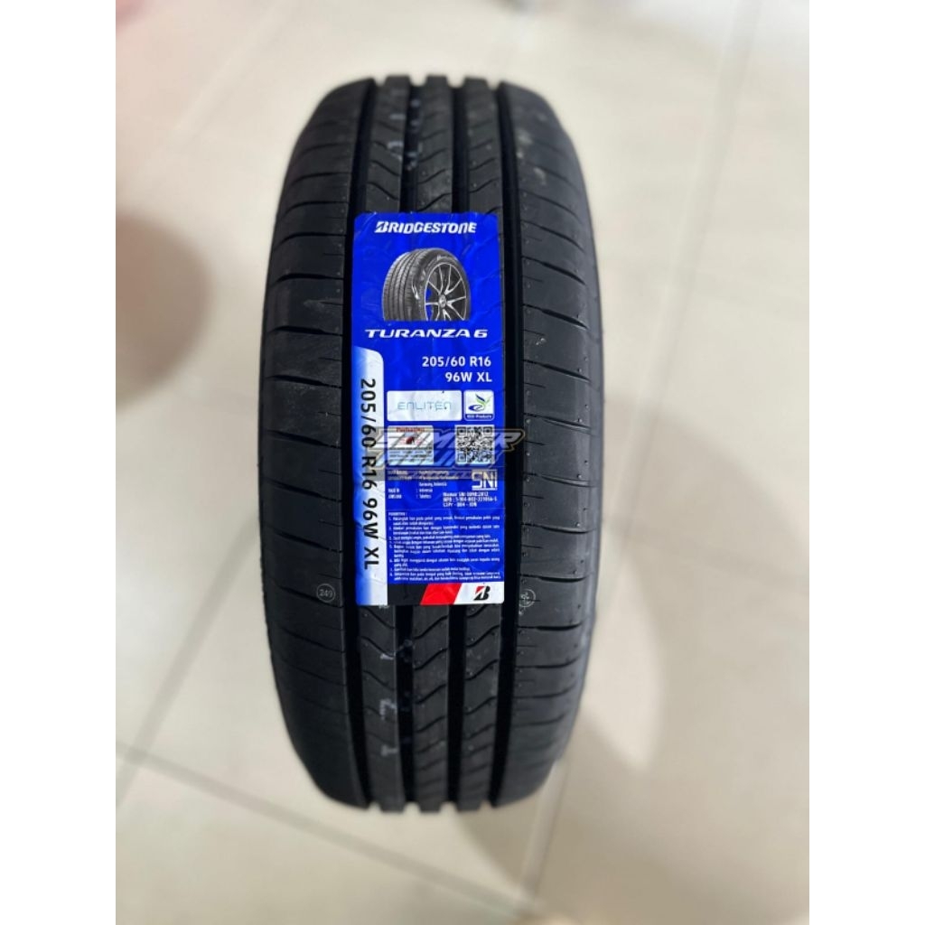 Ban Mobil Bridgestone Turanza 6 205/60 R16