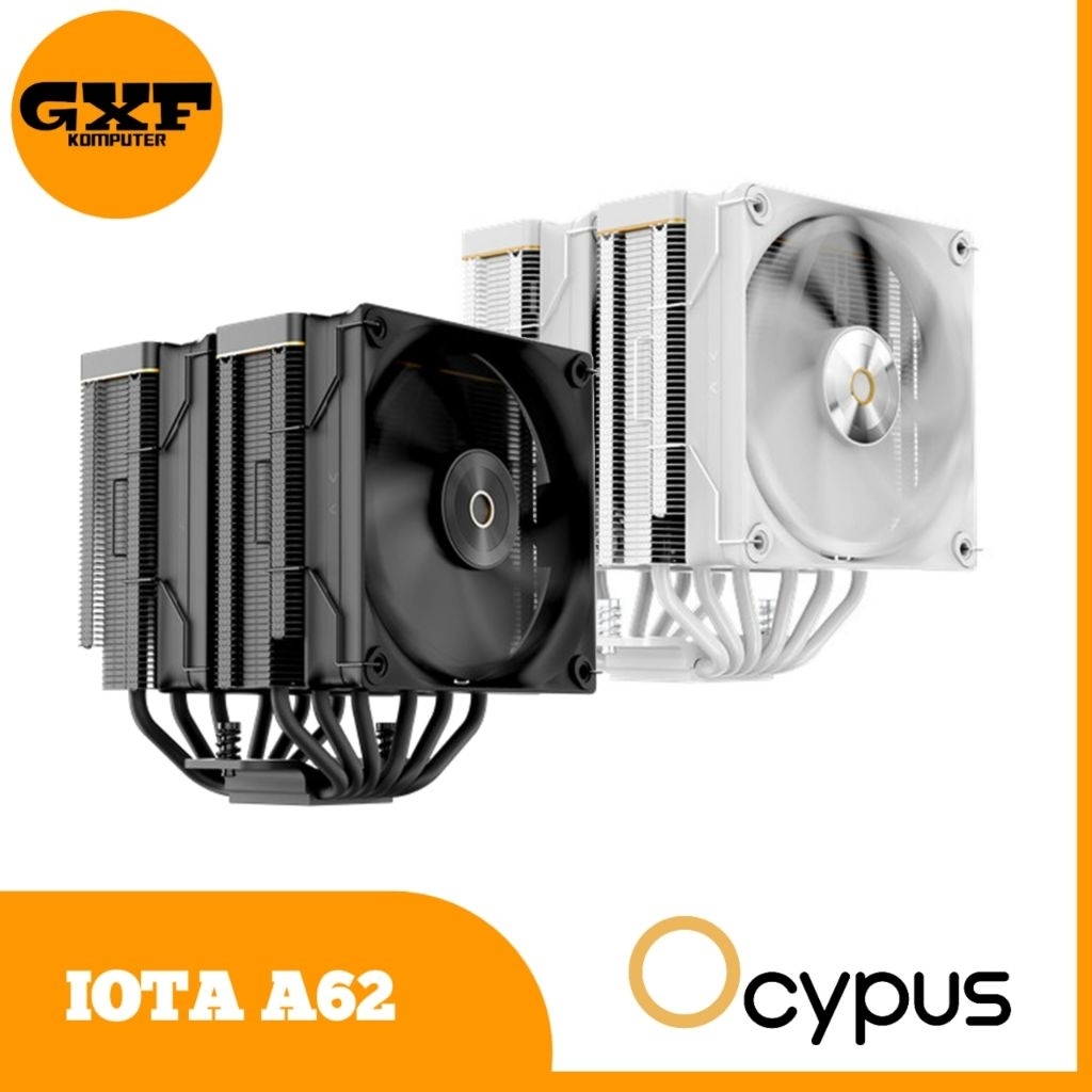 OCYPUS Iota A62 | Digital Display Dual-tower 6 Heat pipes Air Cooler