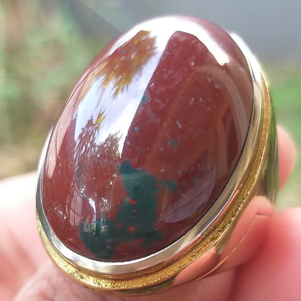 Batu akik Darah Nogosui Super Tegas Berkarakter Mulus Klimis Bersih Glowing Langka Istimewa Natural 