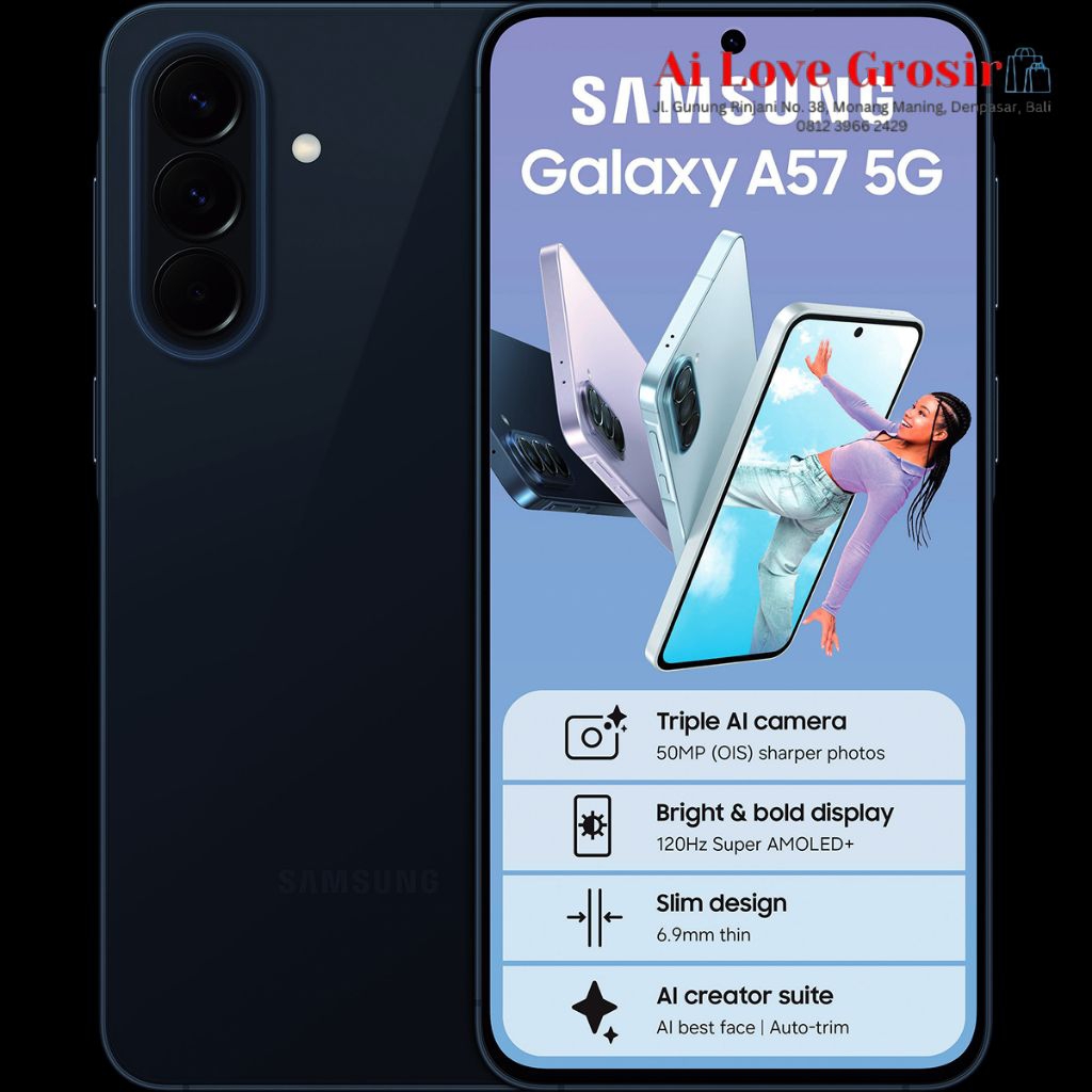 SAMSUNG GALAXY A57 5G Ram 8+8/128Gb | 8+8/256Gb | 12+12/256Gb -- Garansi Resmi