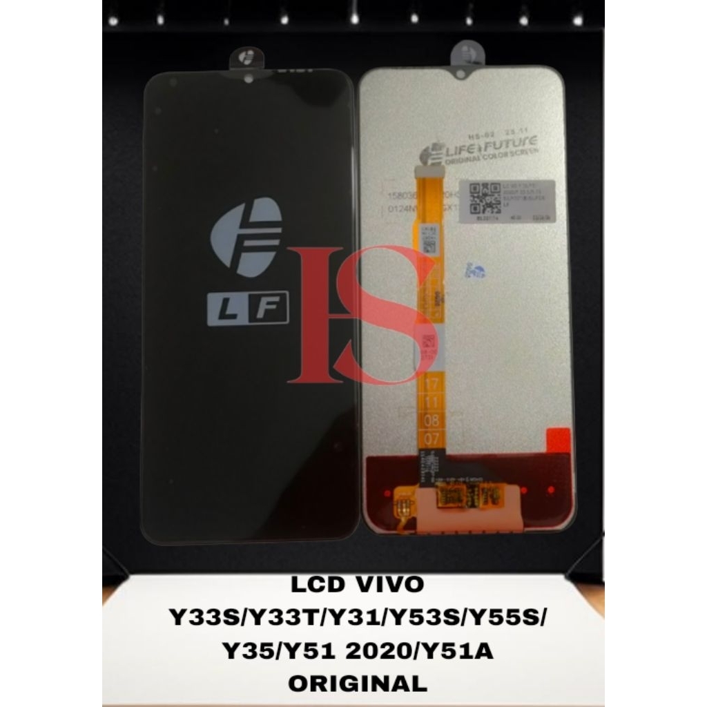 LCD VIVO Y33S LCD FULLSET TOUCH SCREEN LCD VIVO Y33S/Y33T/Y31/Y53S/Y55S/Y51 2020/Y51A ORIGINAL