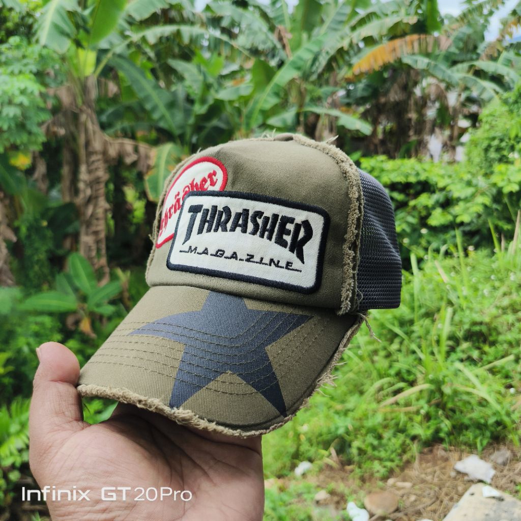 TOPI MESH BACK THRASHER MAGAZINE ORIGINAL